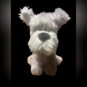 Gund Schnauzer Terrier Gray Dog BENTLEY 11 IN Stuffed Plush Toy 6047605